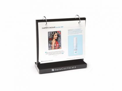 Branded Countertop Cosmetic Info Display
